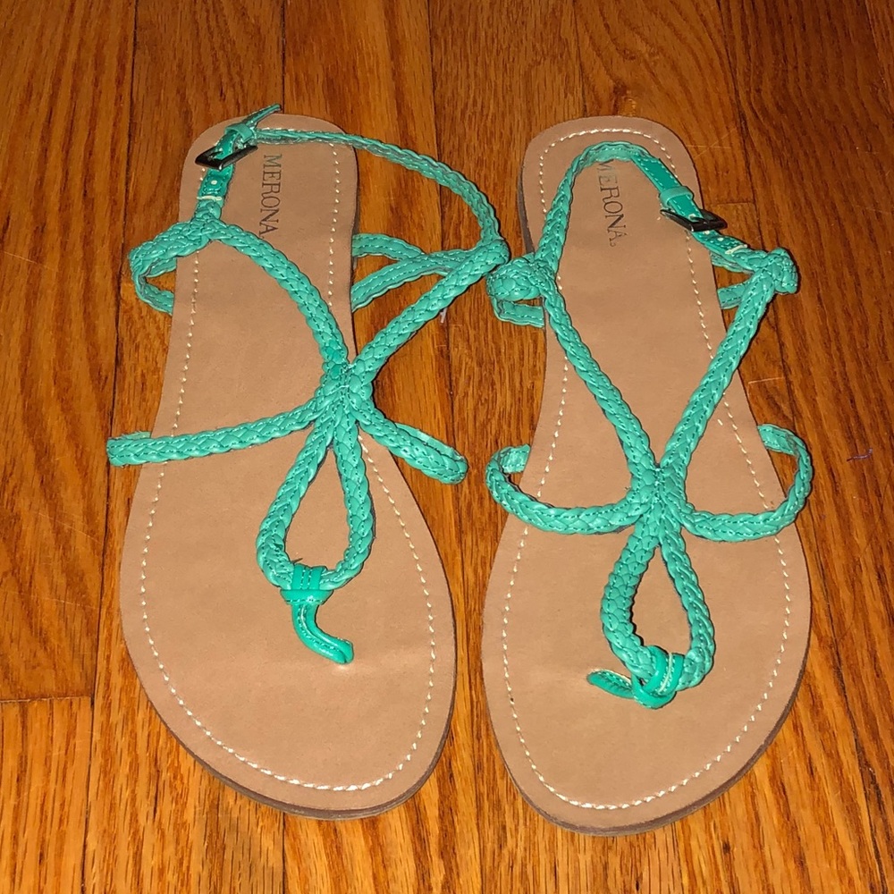 Turquoise Sandals